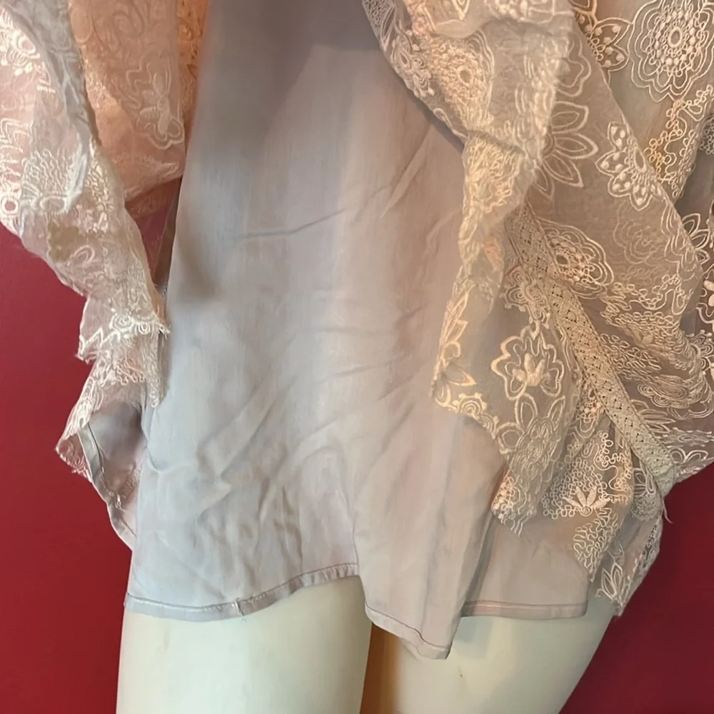 Brand new Listicle pale pink lace top - Picture 7 of 14